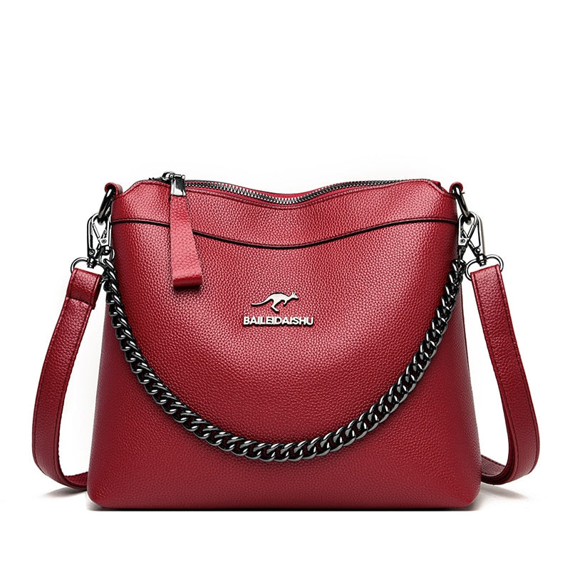 Bolsa Crossbody Couro